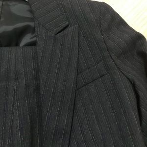 THEORY Black Wool Petite 2-piece Suit